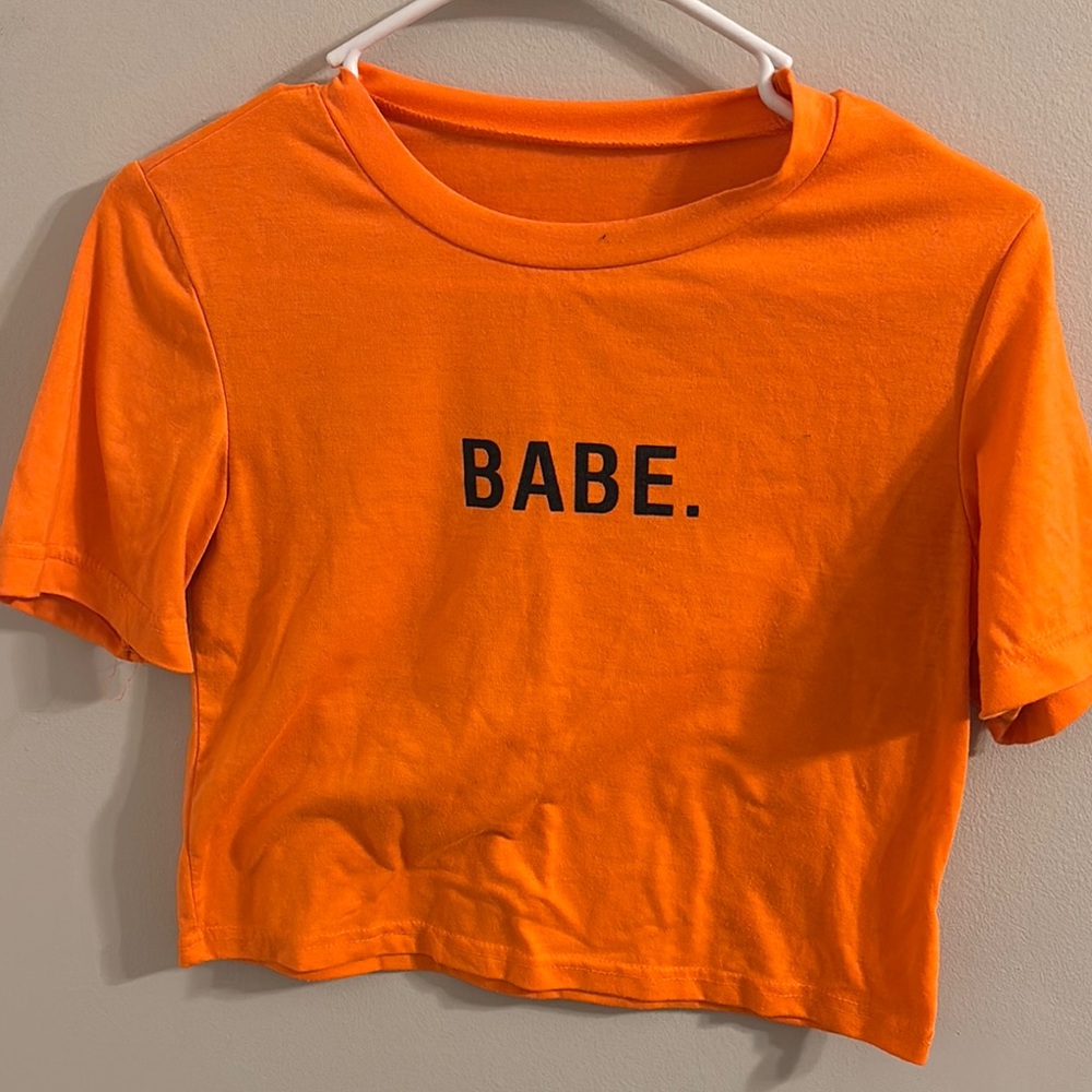 Orange Graphic women’s  T-Shirt